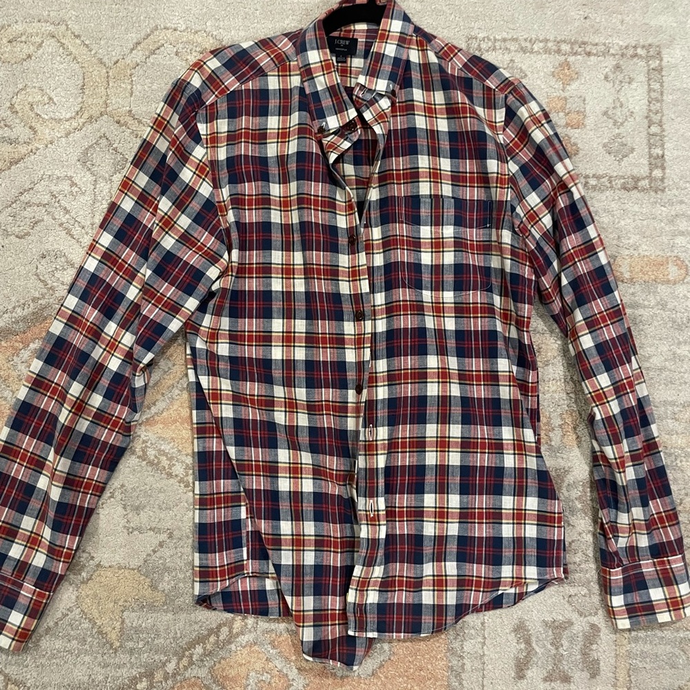 J. Crew homespun small shirt
